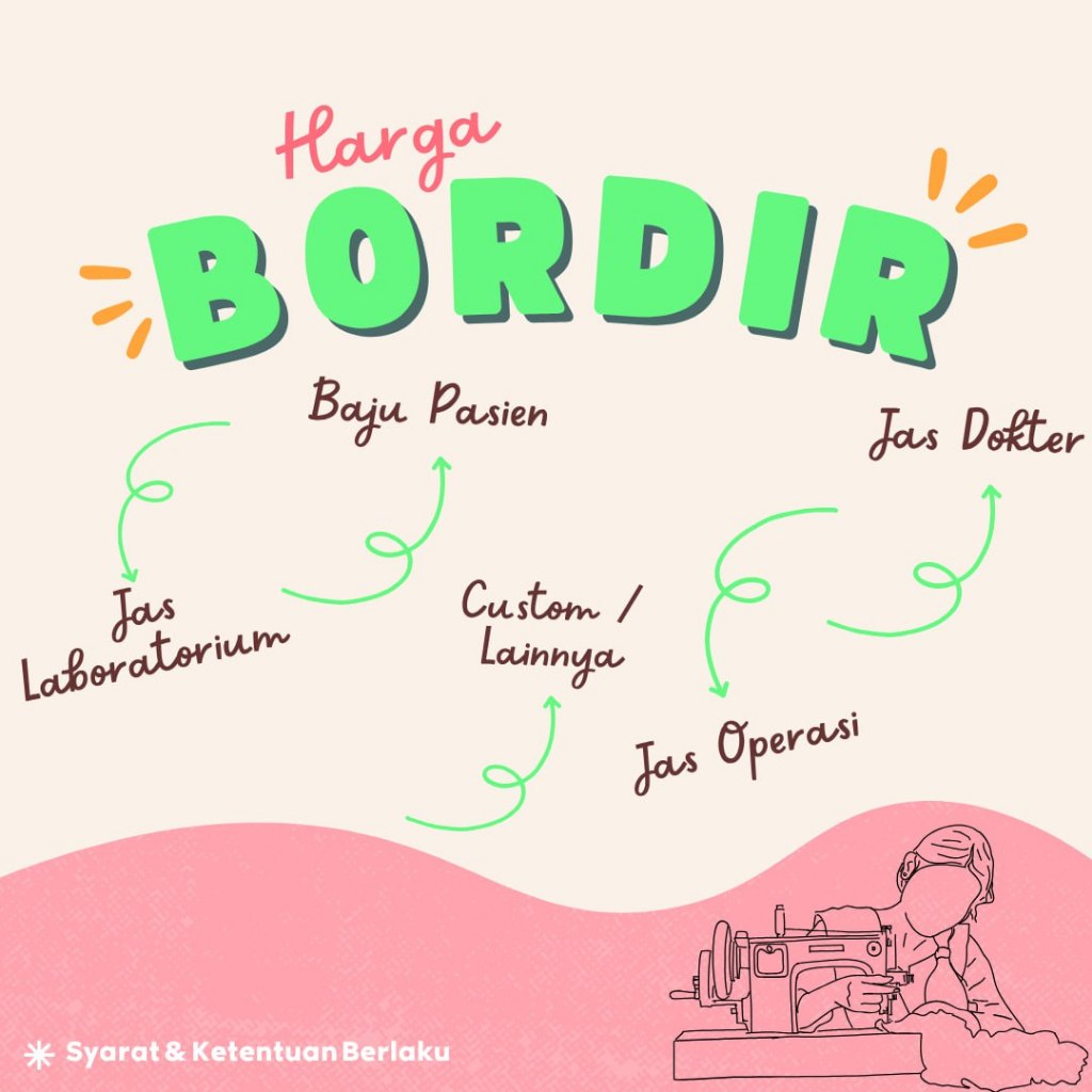 Bordir Custom Satuan Bordir Logo Bordir Nama Emblem Bordir Langsung