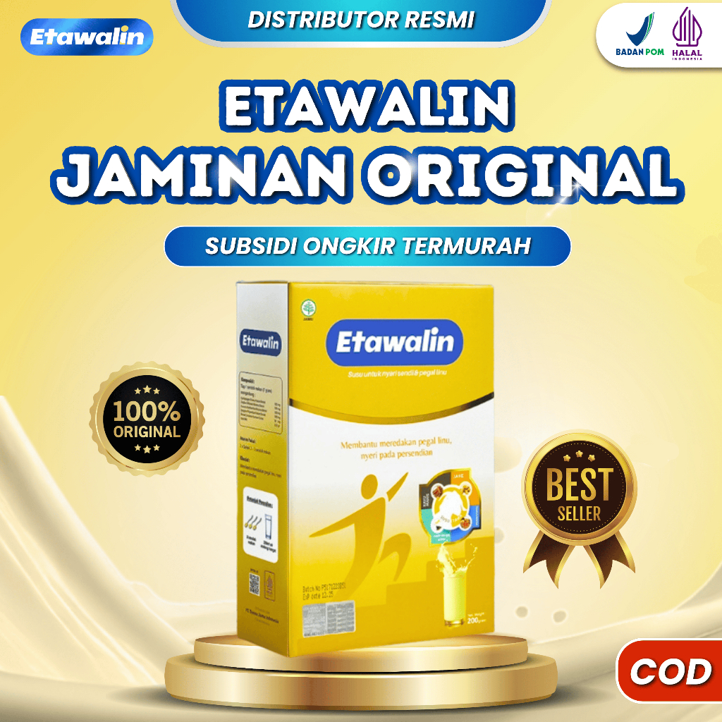 

Etawalin Original Susu Kambing Etawa - Susu Terapi Nyeri Sendi dan Tulang Serta Atasi Pegal Linu Asam Urat