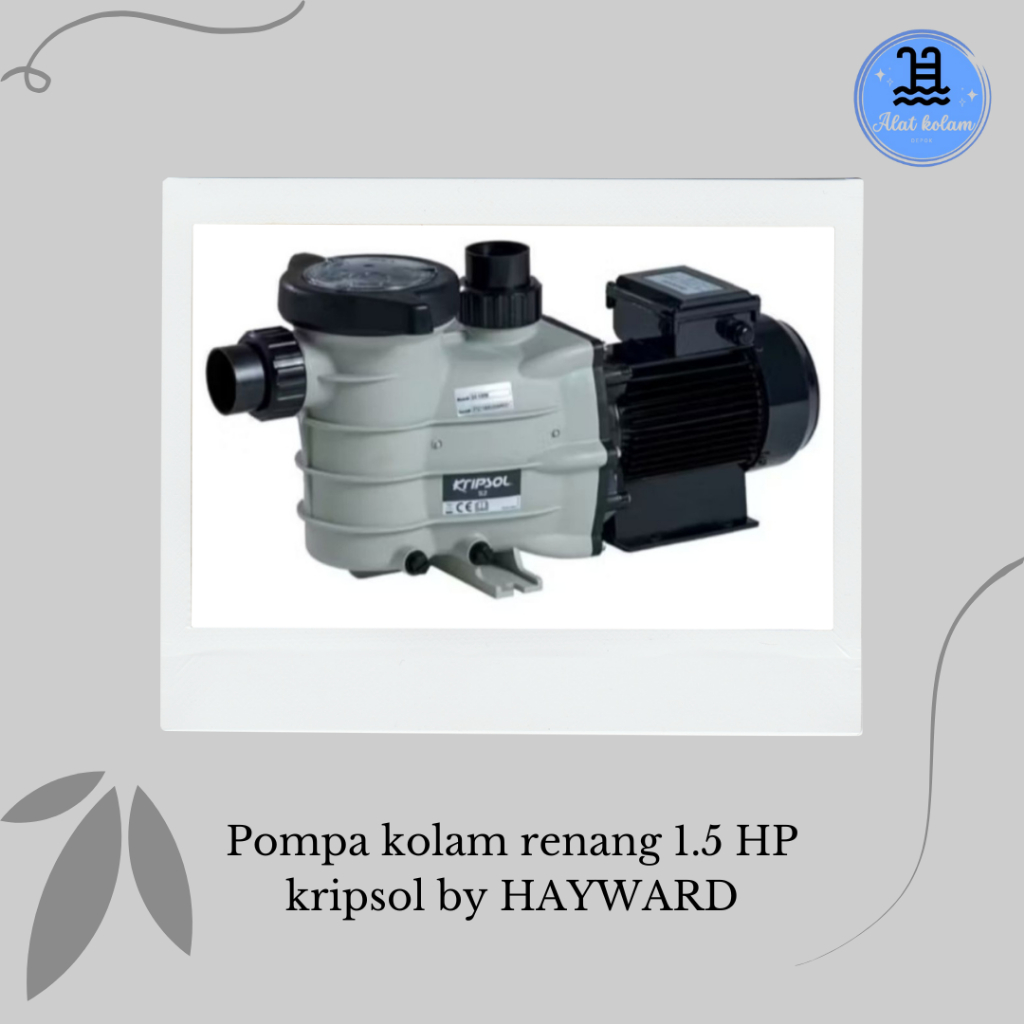 Pompa Kolam Renang 1.5 HP Kripsol by HAYWARD/ Pompa Hayward 1.5 HP Original