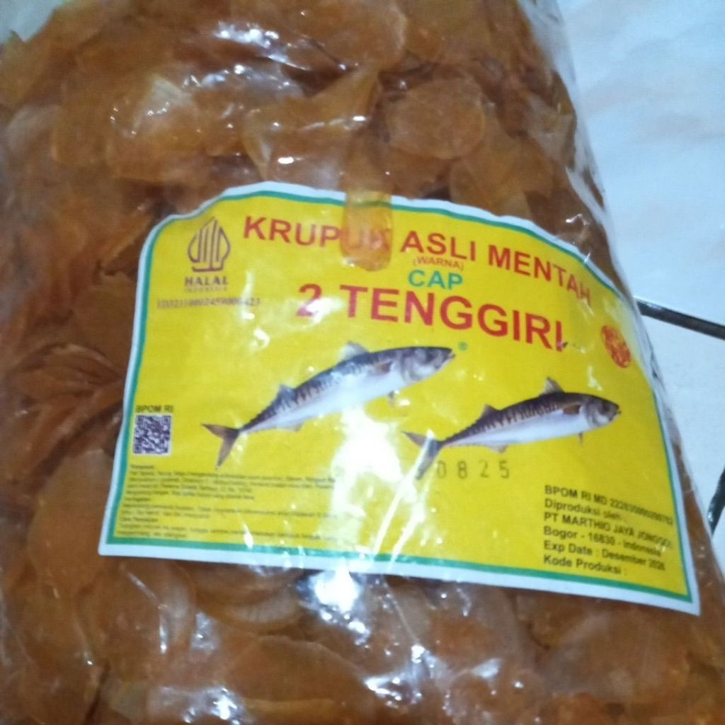 

KERUPUK MENTAH IKAN TENGGIRI 1KG