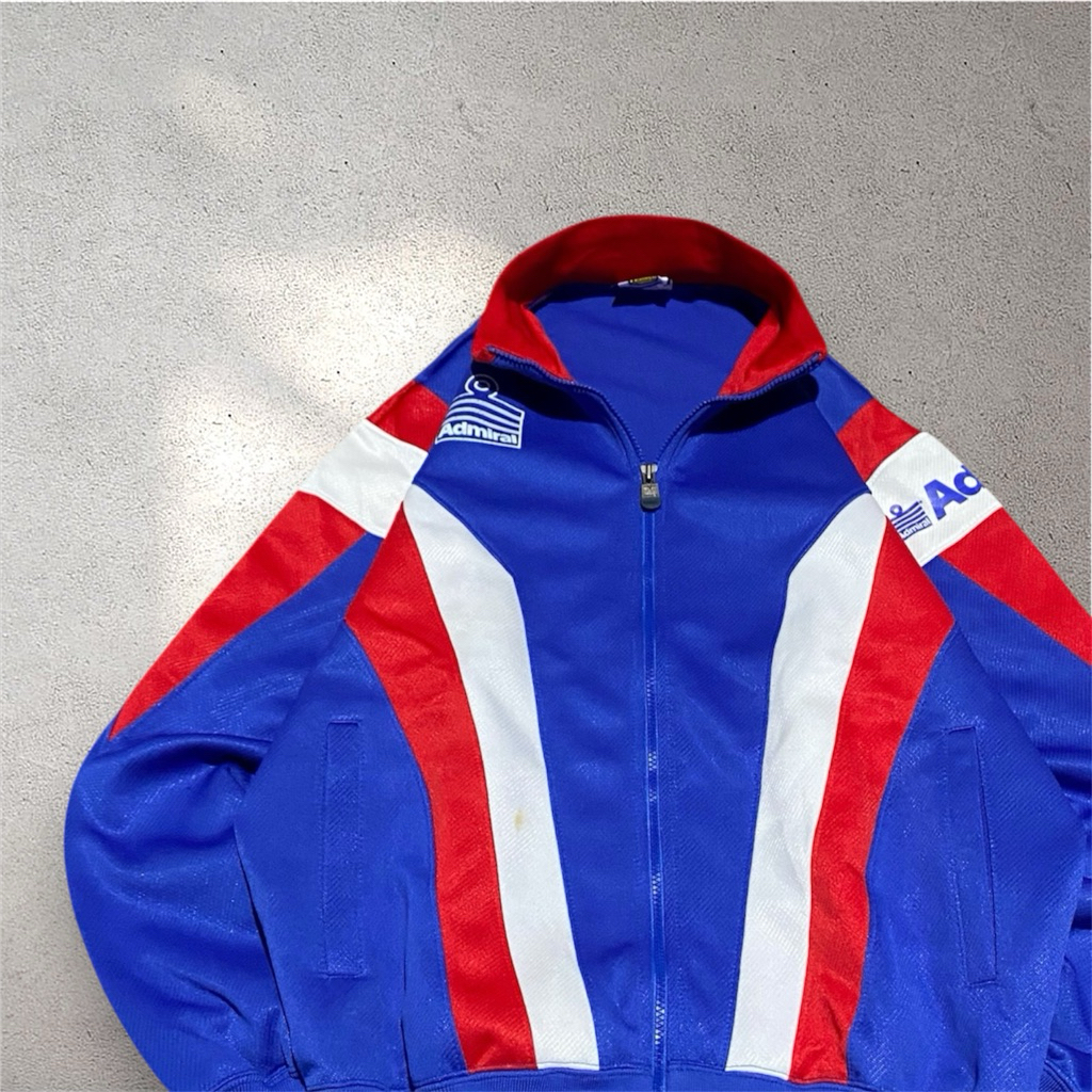 Tracktop Vintage Colorblock Three Tone Colour Brand Admiral