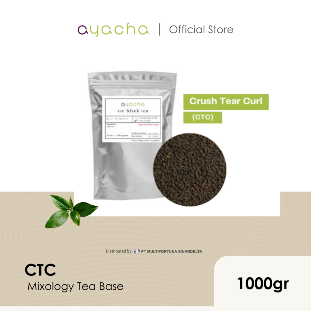

Ayacha Mixology Tea Base - Crush Tear Curl | Loose Tea 1000 Gram | Loose Tea Teh 1 Kg | Teh Bunga Teh Fruity