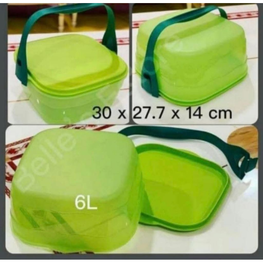 Cake taker Round Tupperware tempat cake roti