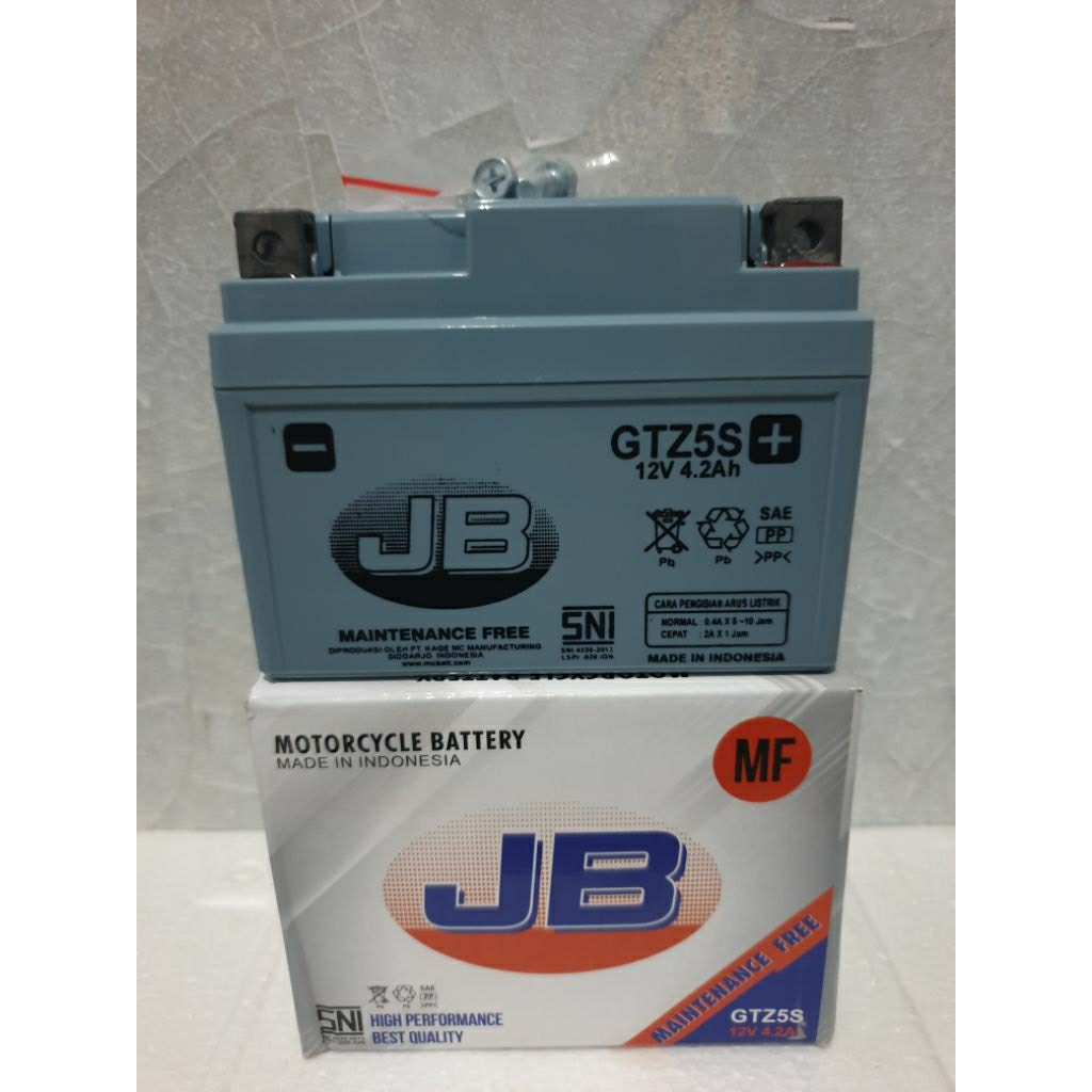 Aki Accu Motor Matic Kering Original GTZ5S GTZ5 GTZ-5S GTZ 5S