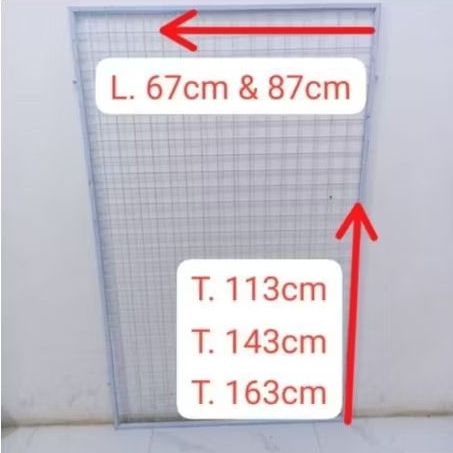 RAM BINGKAI RAM untuk rak minimarket/rak gondola, Kawat RAM kuat & kokoh