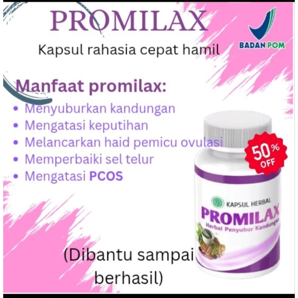 TERLARIS PROMILAX RAHASIA PROMIL CEPAT HAMIL ORIGINAL