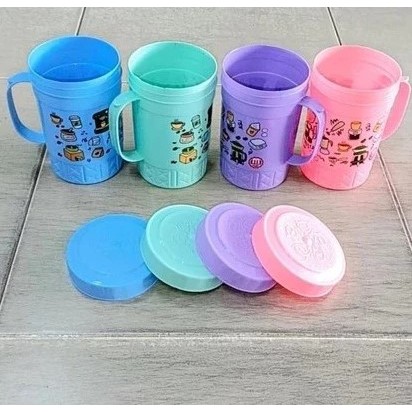 Mug Eliza - mug/gelas tutup - mug plastik tutup