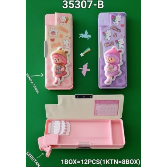 

Tempat Pensil Magnet Karakter Gambar Timbul / Kotak Pensil / Tempat Pensil