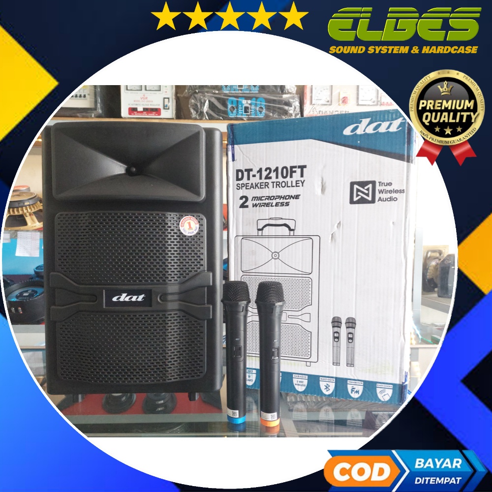 SPEAKER PORTABLE DAT DT-1210 FT speaker aktif portable DAT