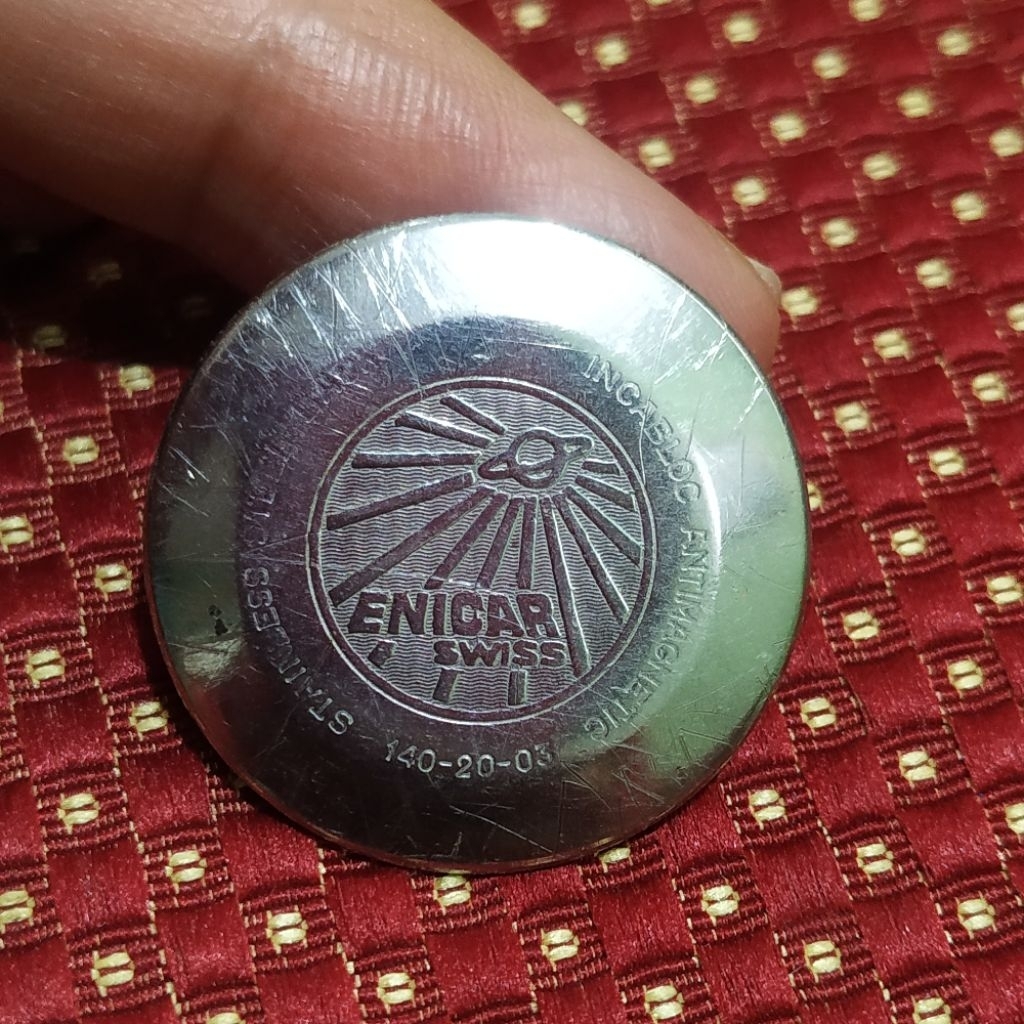 case back jam tangan pria enicar