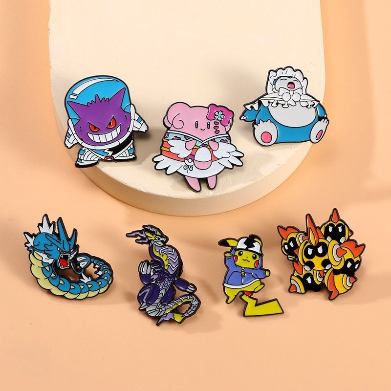Pin Pokemon Bros Baju Kartun Pin Baju dan Tas
