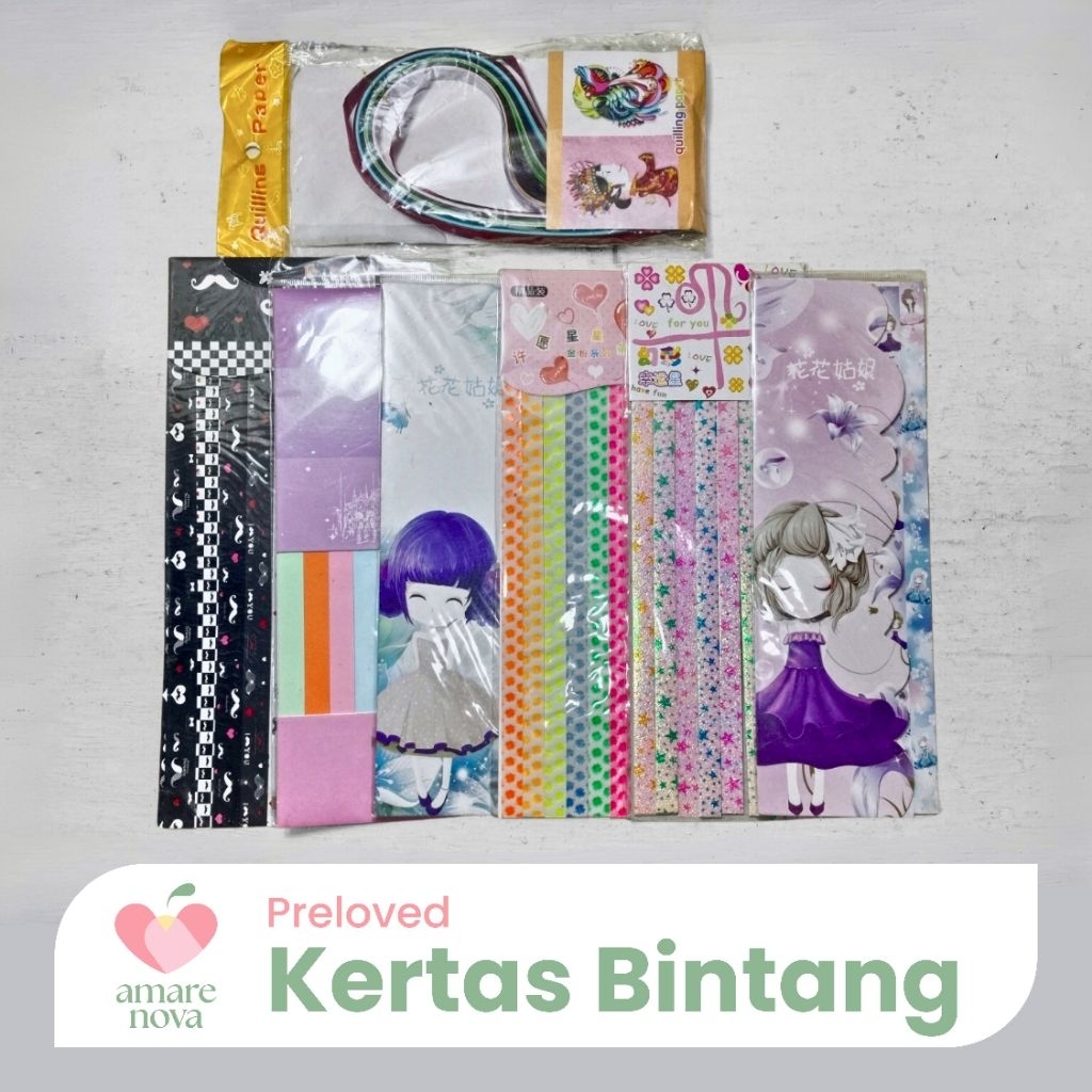 

[PRELOVED] TAKE ALL Kertas Bintang / Quilling Paper