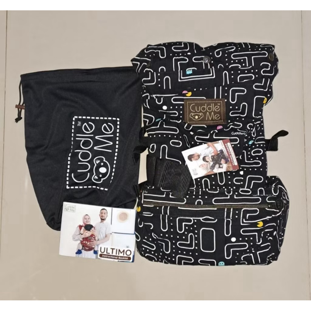 Gendongan Cuddle Me Ultimo New pacman black
