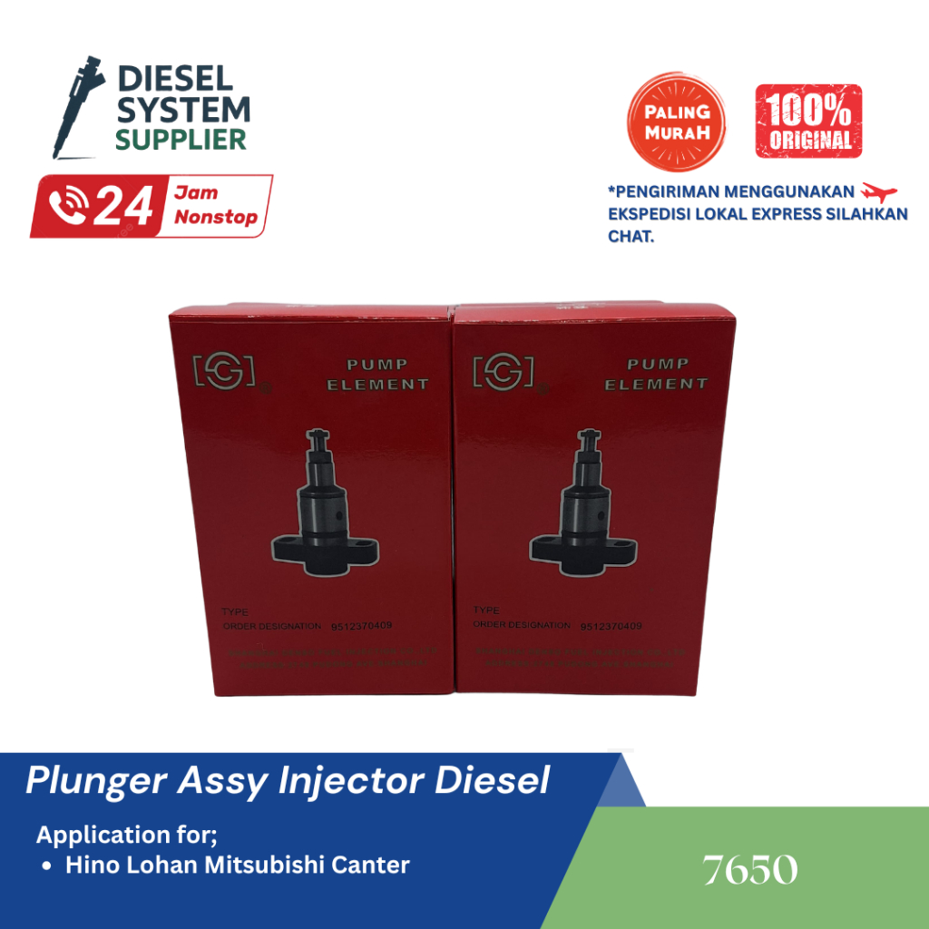 【7650】Plunger Hino Lohan atau Mitsubishi Canter Kualitas Tinggi