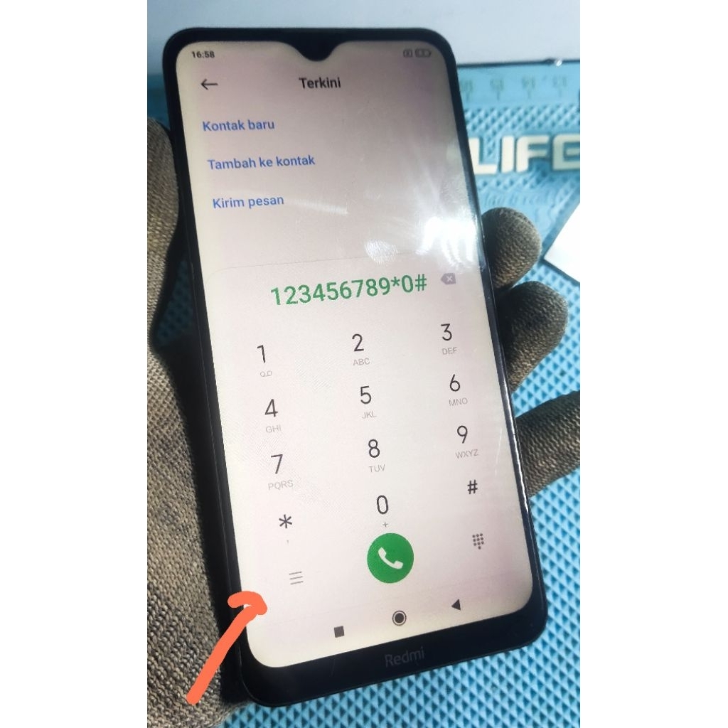 LAYAR LCD TOUCHSCREEN REDMI 8 ORI COPOTAN SECOND