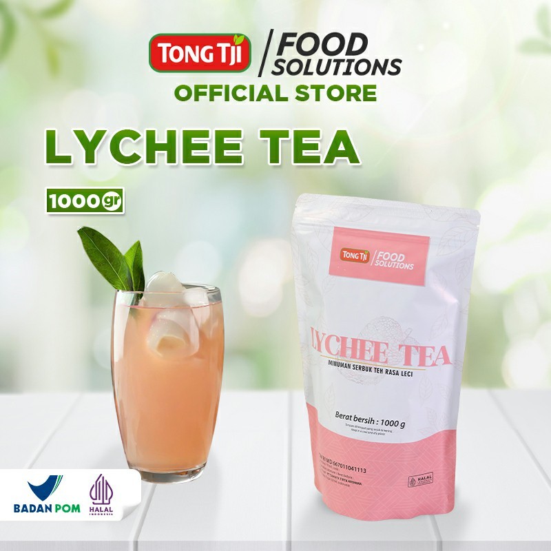 

Tong Tji Food Solutions Lychee Tea 1000g (Minuman Serbuk untuk Usaha Minuman)
