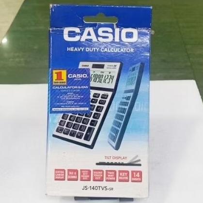 

Kalkulator Casio JS 140TVS/Calculator CASIO 14digit/Original by Casio/Real Picture/limited stok