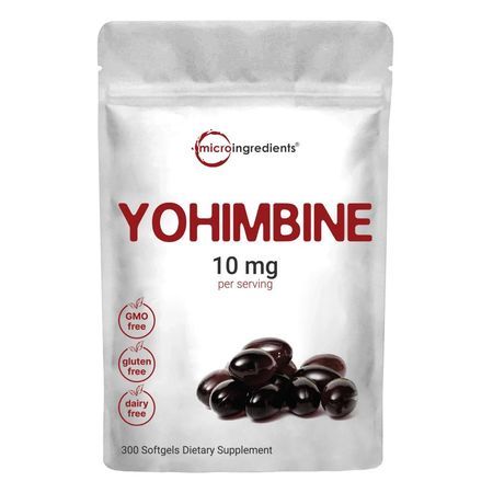 Yohimbine Softgels 300 Count Original Microingredients