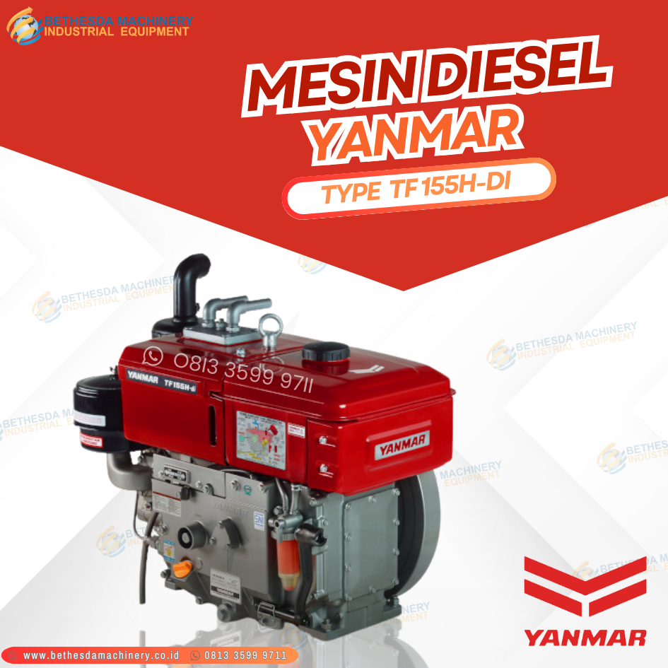 Mesin Serbaguna / Diesel Engine TF 155 H-di YANMAR 15.5HP / 15.5 PK