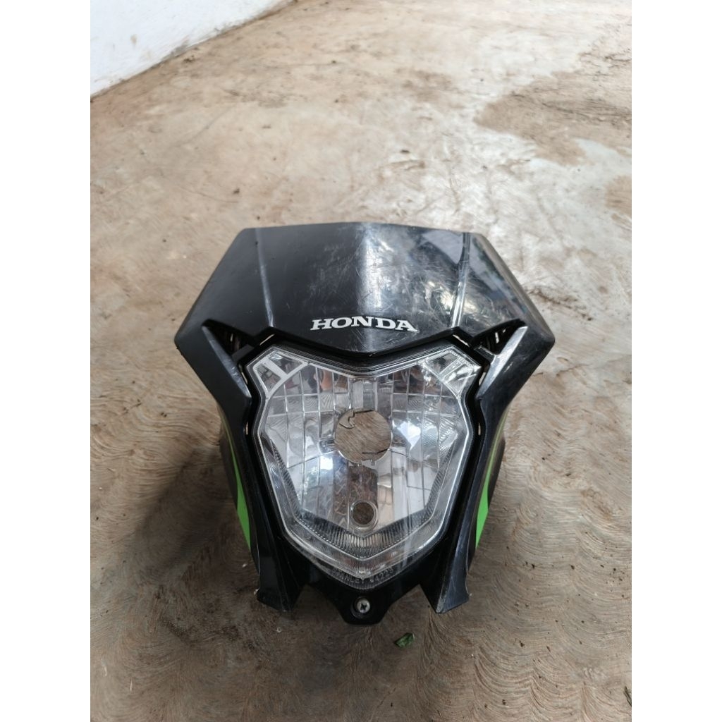 Batok Topeng Tameng Headlamp Lampu Set Crf 150 Original Second