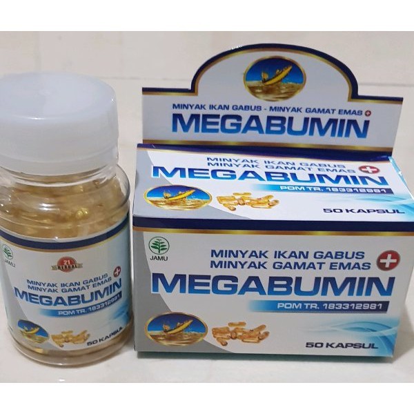 Megabumin minyak ikan gabus plus gamat emas
