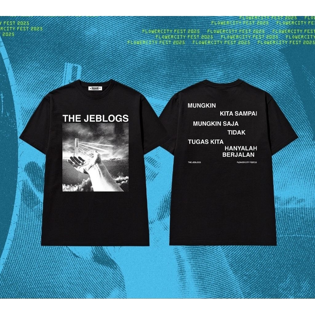 FLOWER CITY FEST X THE JEBLOGS - SAMBUTLAH TSHIRT BLACK