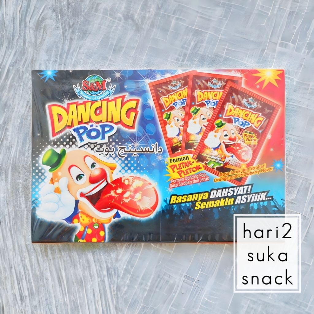 

Permen DANCING POP Isi 40 pcs / Permen POPPING CANDY LIANGGUI / Permen Pletak Pletok Jajanan Jadul