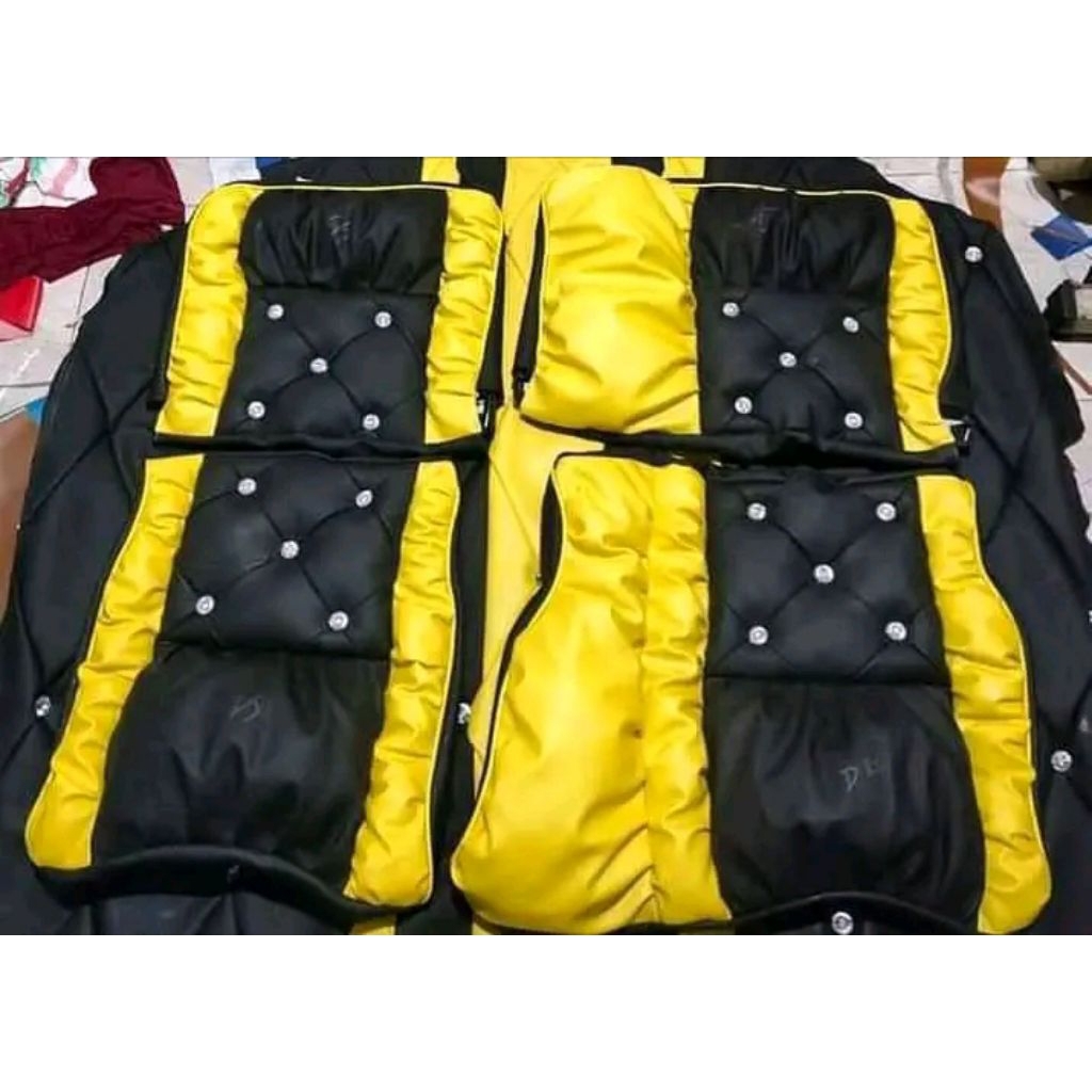 sarung jok grand max pickup motif sofa