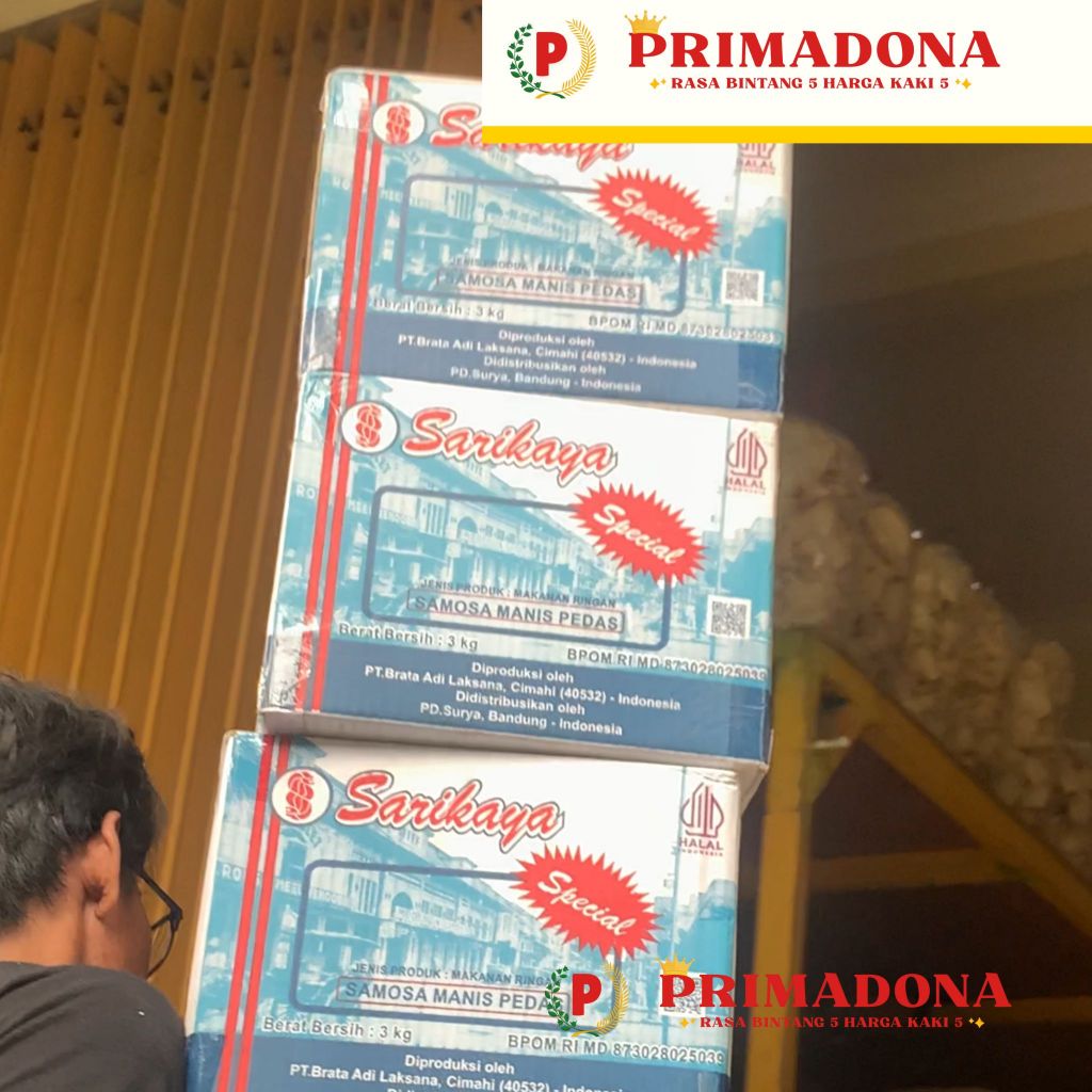 SAMOSA SARIKAYA JUAL 1 BAL - PRIMADONASNACK