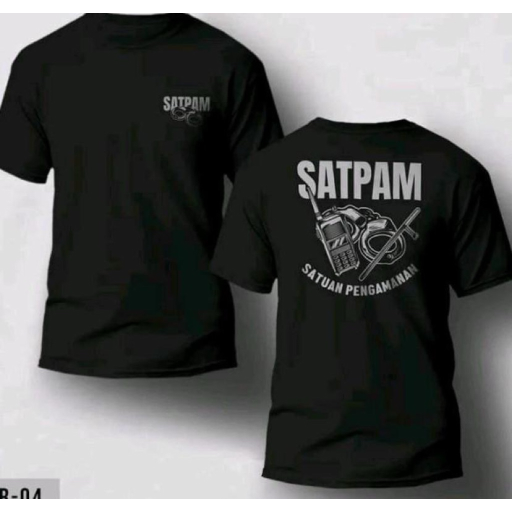 TSHIRT-KAOS PROFESI SATPAM SATUAN PENGAMAN