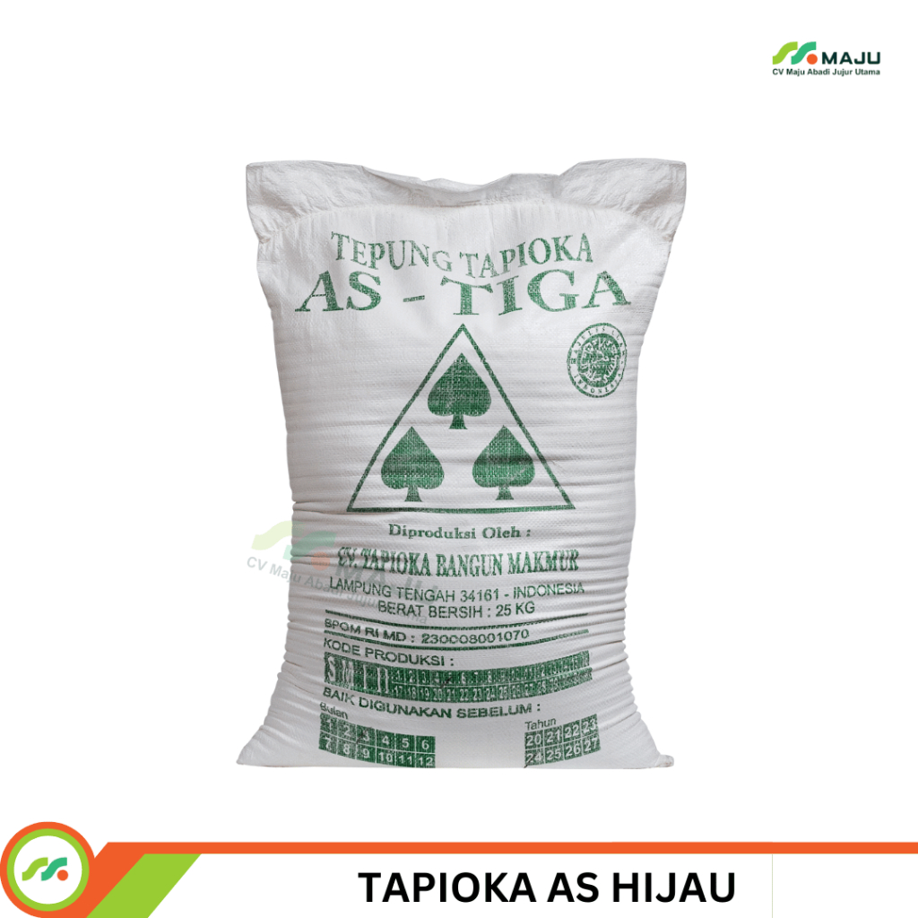 

TEPUNG TAPIOKA AS HIJAU 25KG (INSTANT)