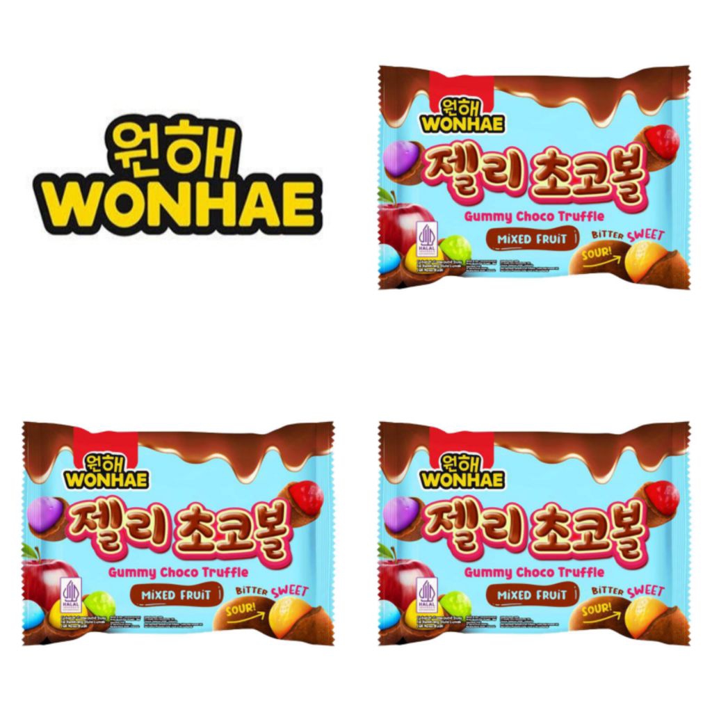 

Wonhae Gummy Cokelat Truffle Buah Campur 32 Gr
