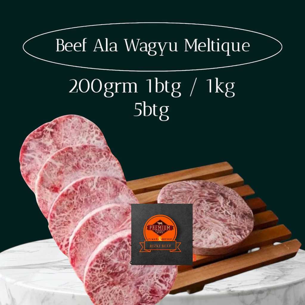 

Beef Wagyu Sirloin Meltique Steak 200g-1kg Premium (Harga Reseller Termurah Terbaik)