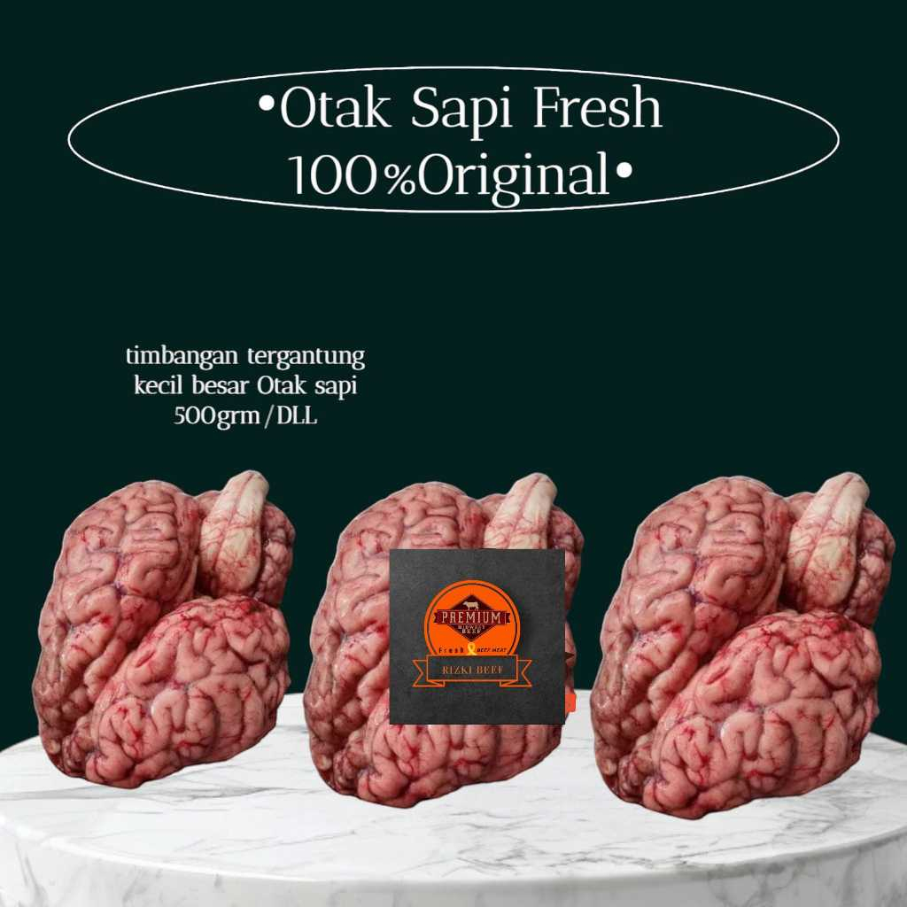 

Otak Sapi Lokal Fresh 100%Original (HALAL)