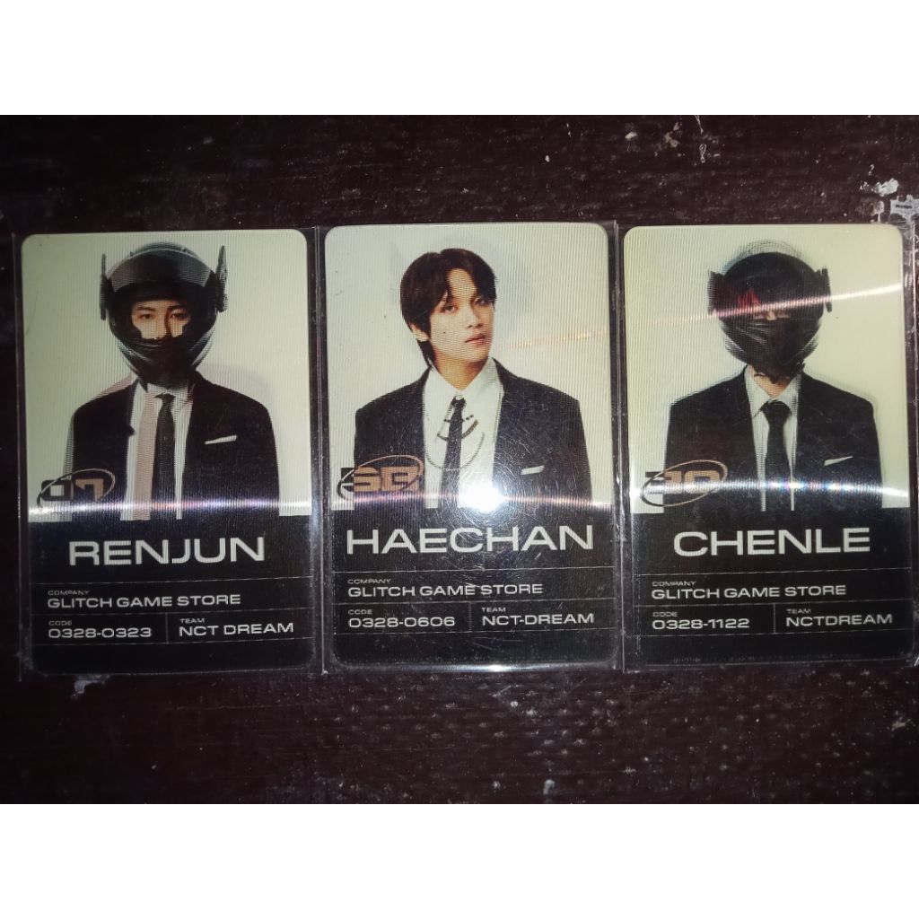 PHOTOCARD OFFICIAL LENTI SCRATCH NCT DREAM