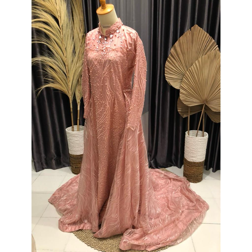 GAUN PENGANTIN / WEDDING GOWN PRELOVED /GAUN PESTA/BRIDE BRIDEMAIDS  GOWN / GAUN PENGAPIT PETTICOAT 