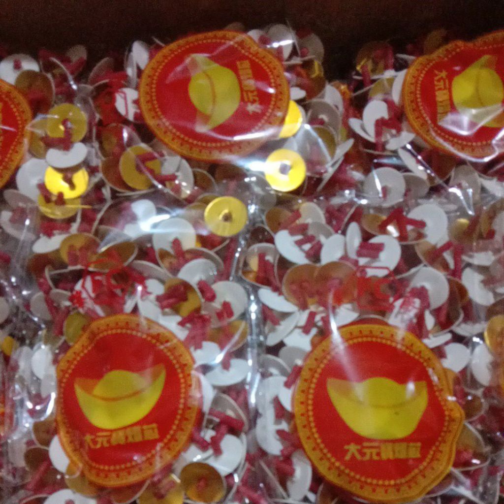 SUMBU MINYAK PELITA LILIN APUNG MEREK COIN KOI ISI 145PCS