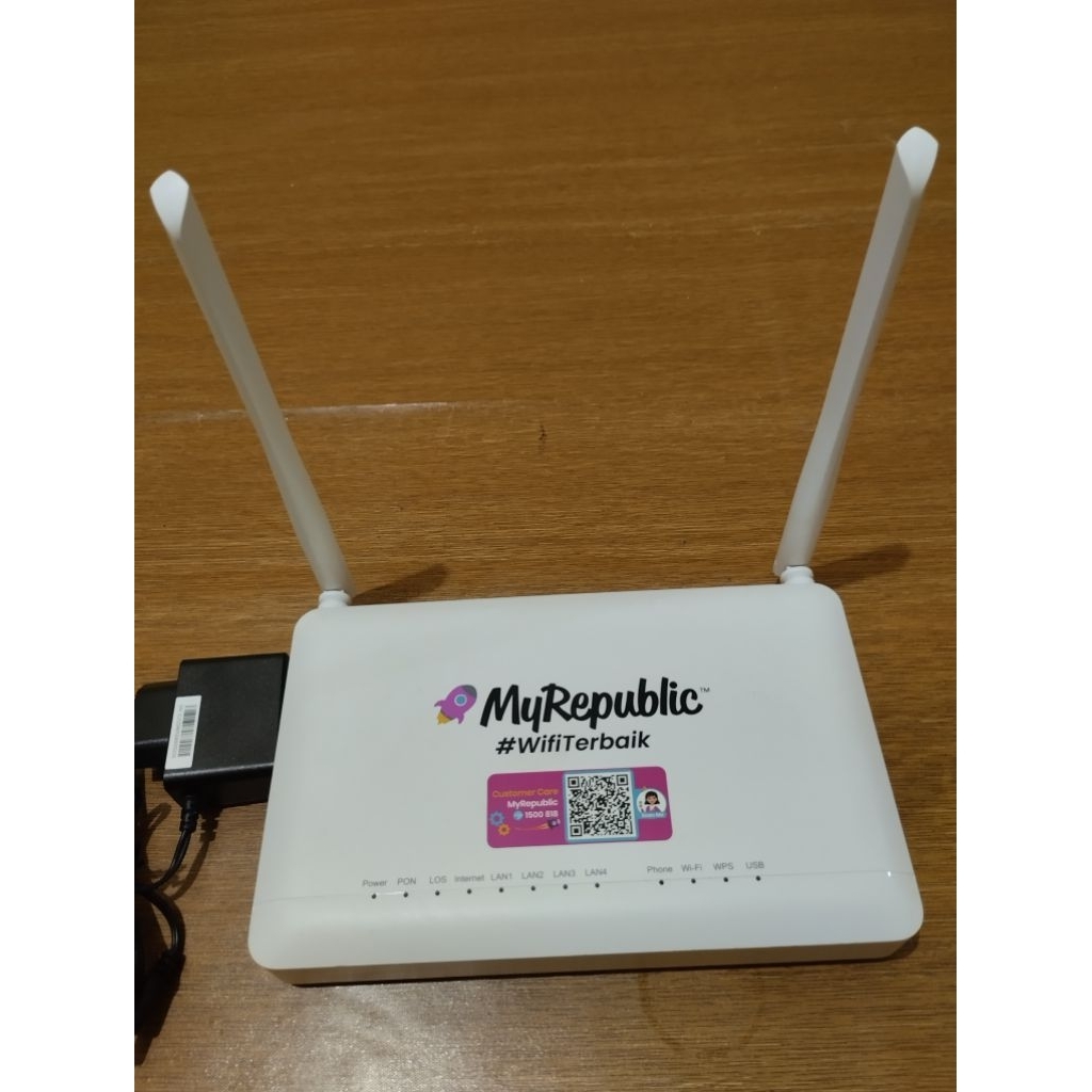 ZTE f670L Port Hijau Normal Second