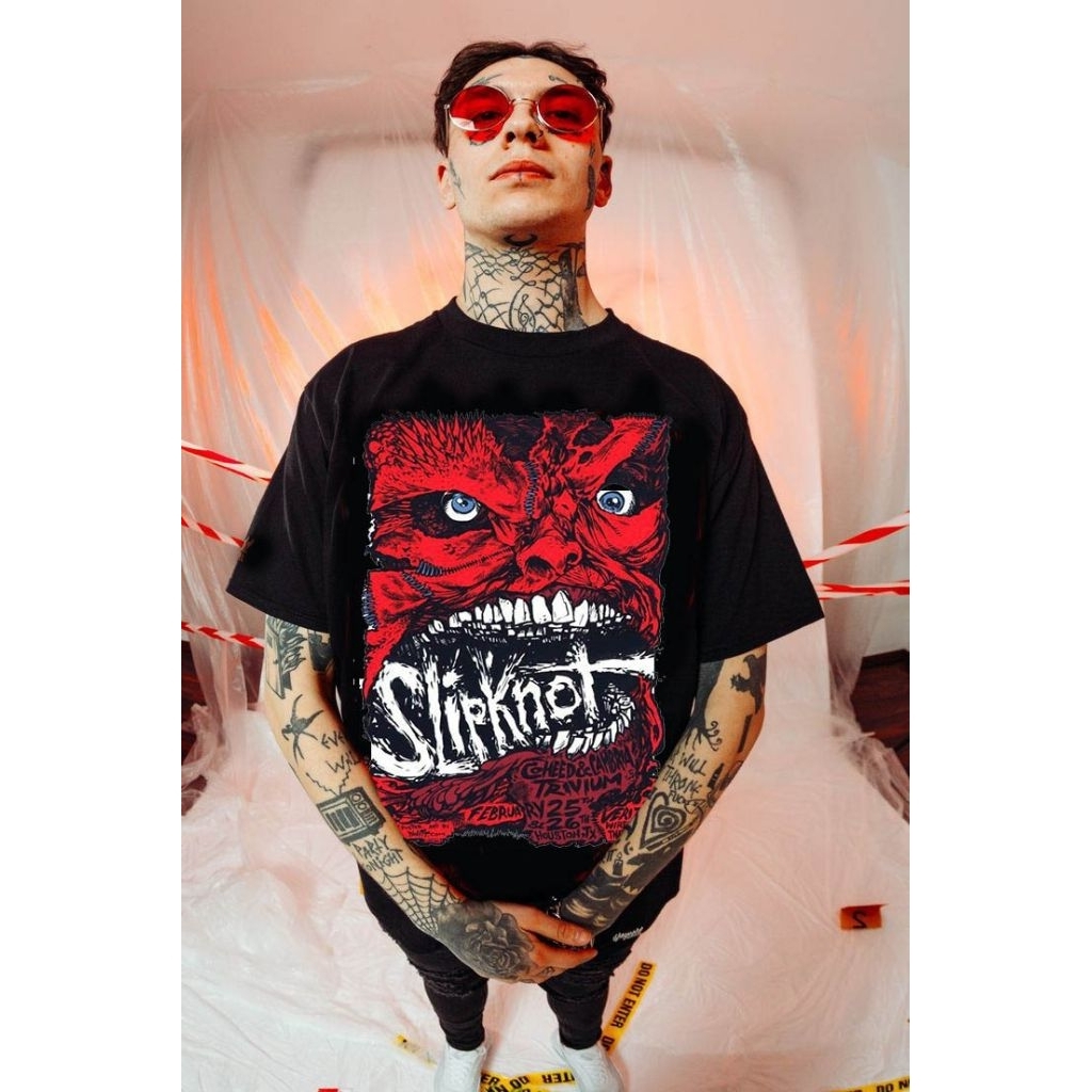kaos slipknot//kaos band//baju band//slipknot//
