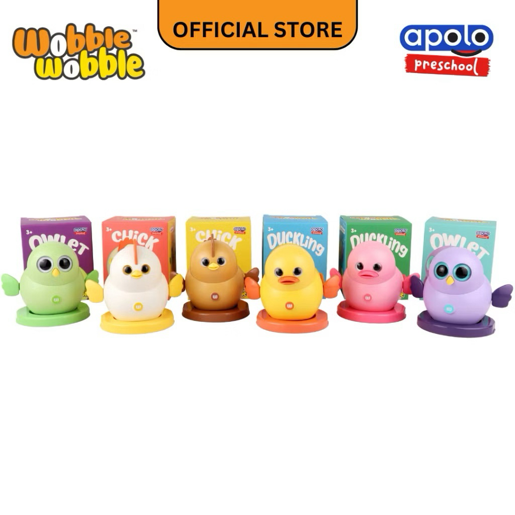 Wobble Mainan Ayam berjalan sensor Magnet Mainan Anak Wobble duck swing squad mainan