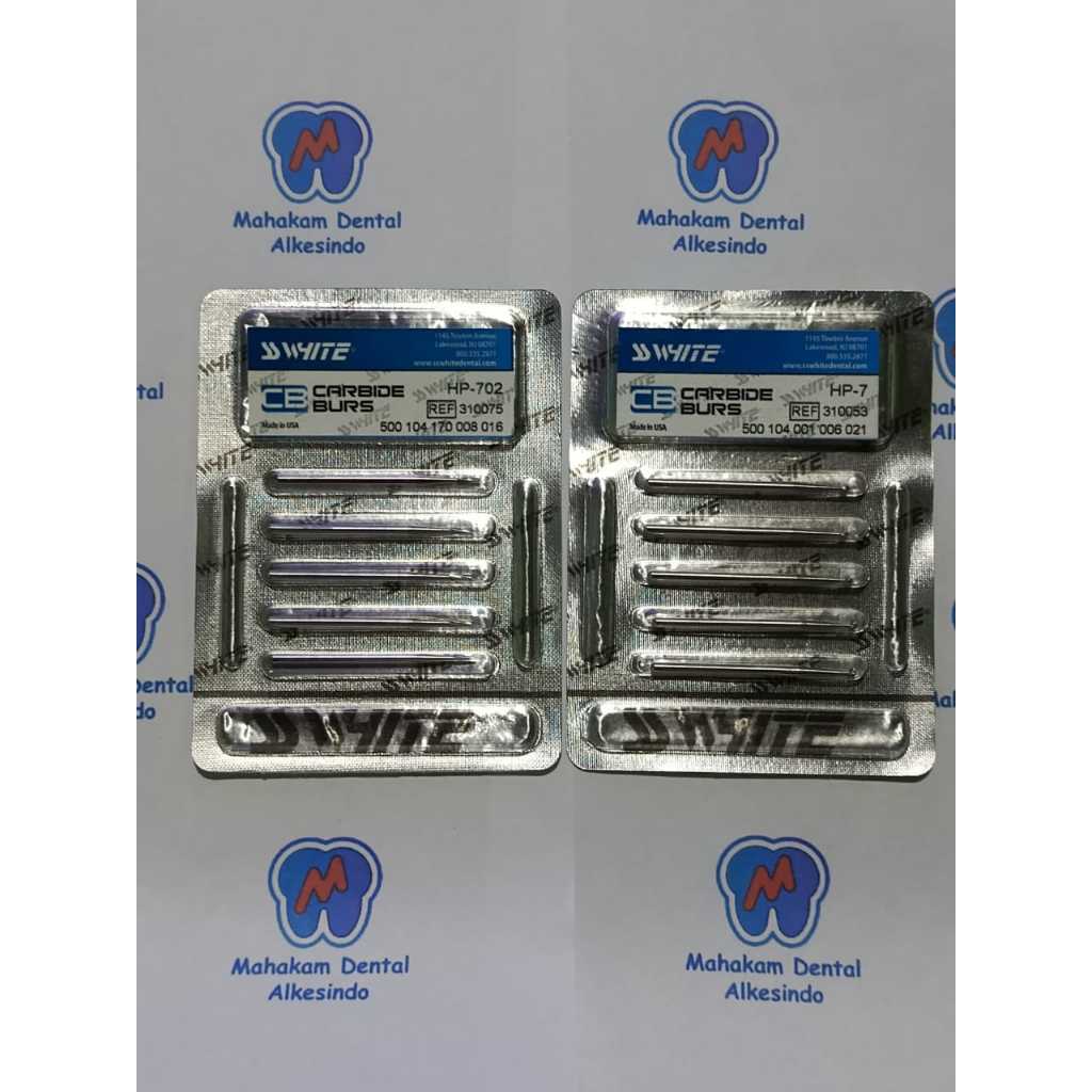 Bur Tulang Carbide Bur SS White / Bur Tulang Carbide Burs SS White  Tangkai Panjang Low Speed Microm