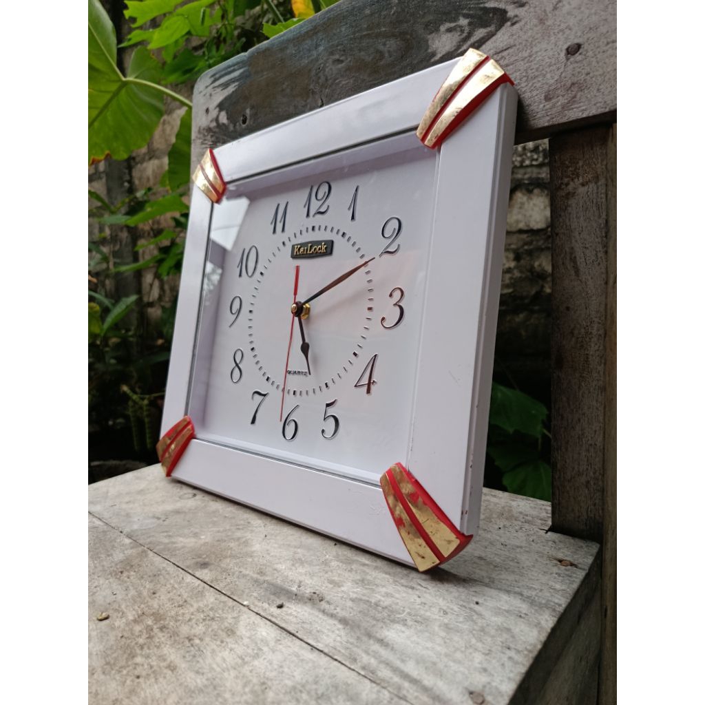 Koleksi Jam dinding BESAR 31,5 cm. Vintage Era 80-90.an KAILOCK Quartz prelove display ruangan dekor