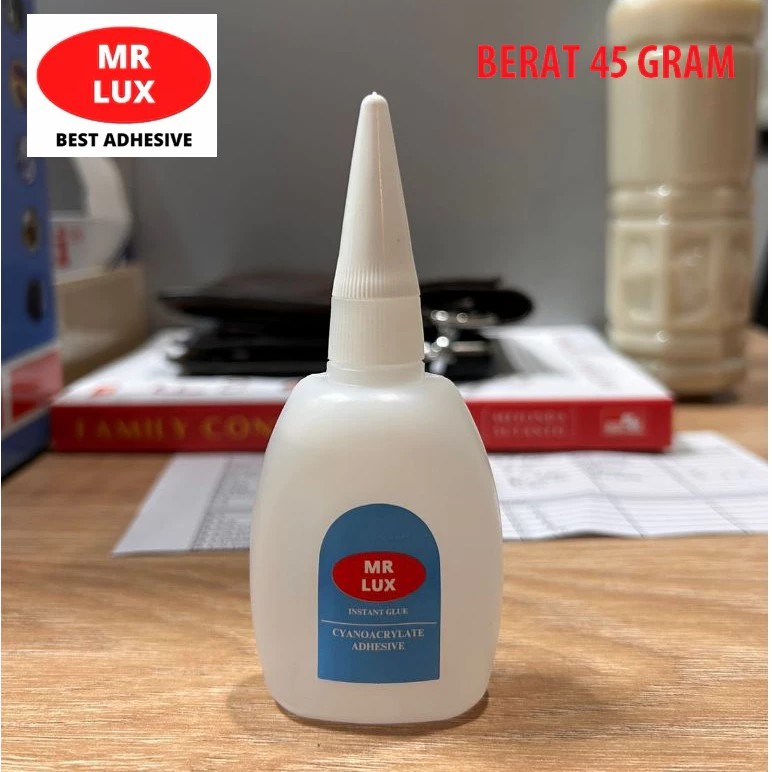 Lem Tetes MR LUX isi Jumbo / Lem Korea / Lem Tetes Instant /Lem Alteco Lem Serbaguna / Super Glue Uk