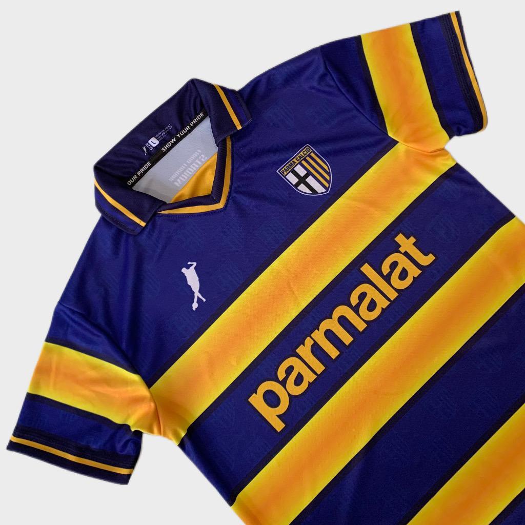 BAJU JERSEY FANTASI PARMA HOME / JERSEY VINTAGE PARMA / JERSEY RETRO PARMA