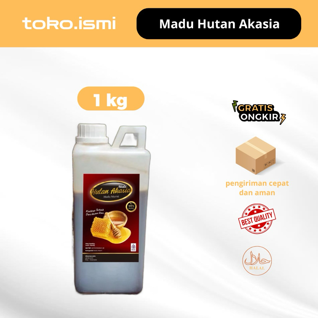 

Asli Madu Murni 100% Nektar Hutan Akasia Riau Tanpa Campuran Grade A Super/ Madu Hutan Riau melivera / Madu Akasia