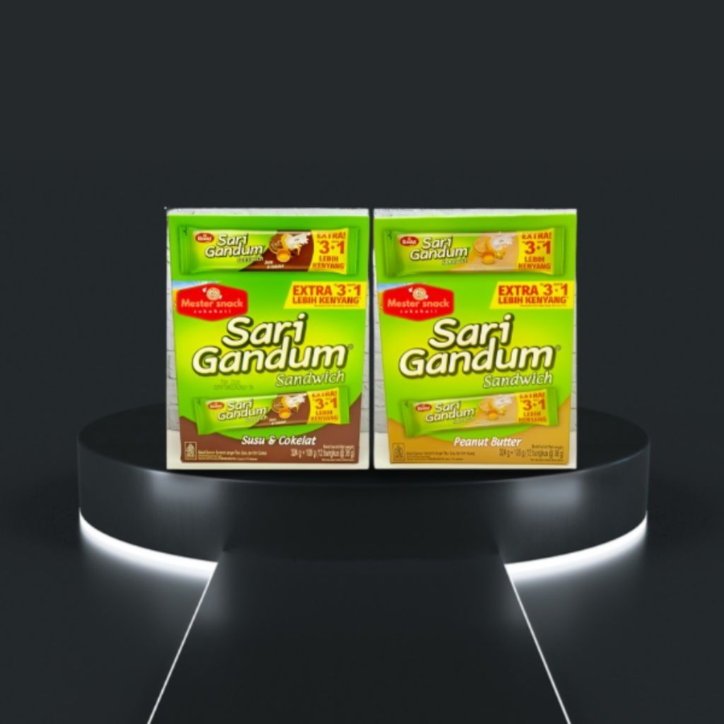 

Roma Sari Gandum Susu & Coklat - Peanut Butter Box 12x27gr