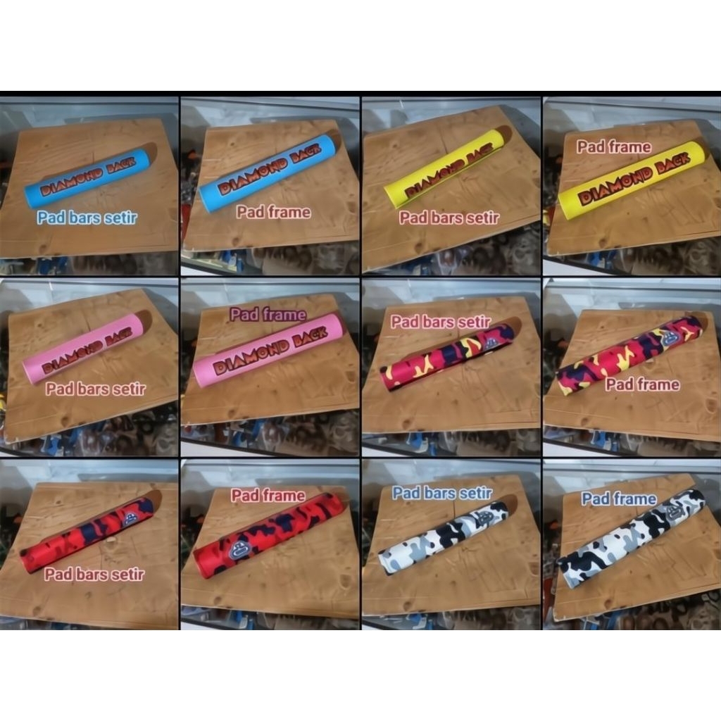 pad bars pad frame bmx freestyle osbmx cover sepeda bmx