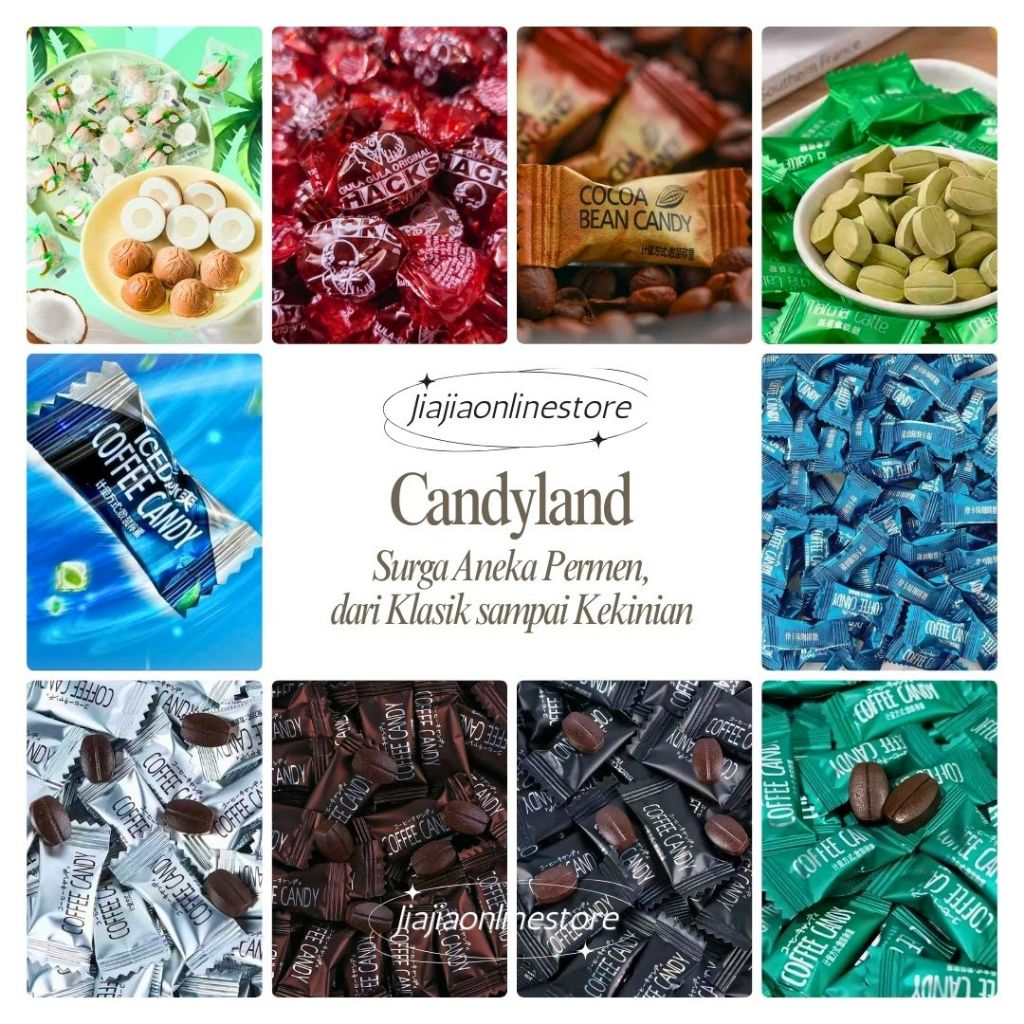 

Aneka Coffee Candy Aneka Permen Candyland Permen Mix Candy Mix Plum Candy Cacao Candy Matcha Candy Sour Candy