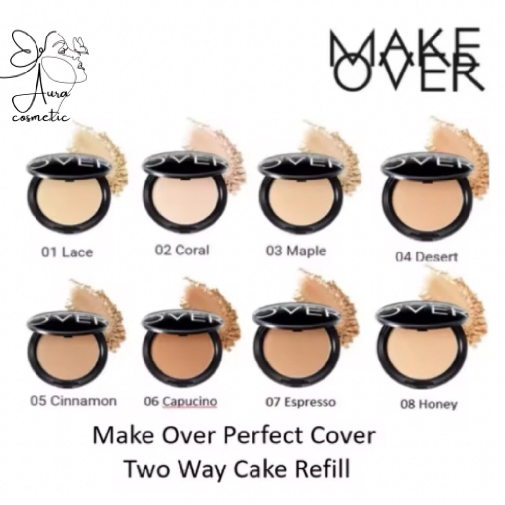 REFIIL MAKEOVER PERFECT COVER TWC | makeover two way cake | bedak padat