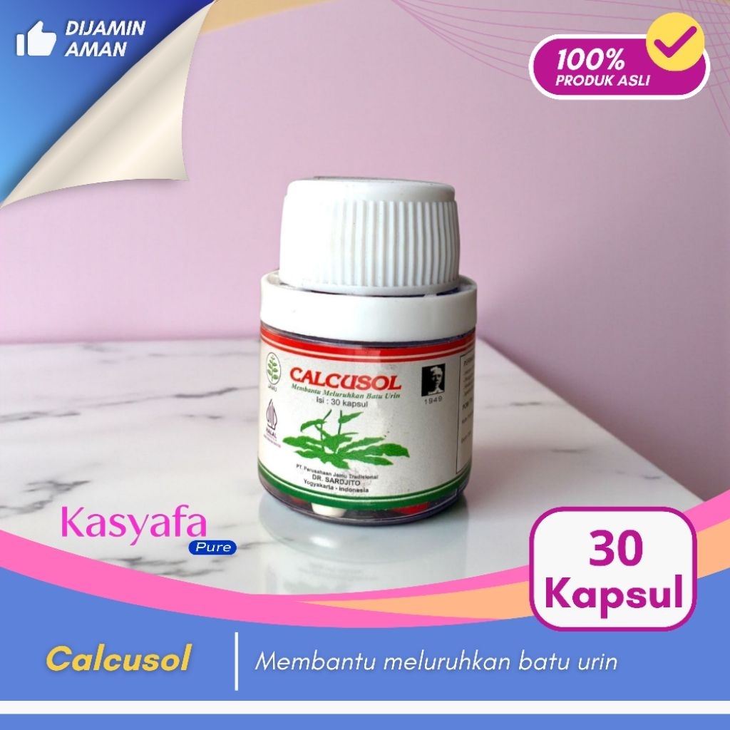 Calcusol 30 Kapsul Meluruhkan Batu Ginjal